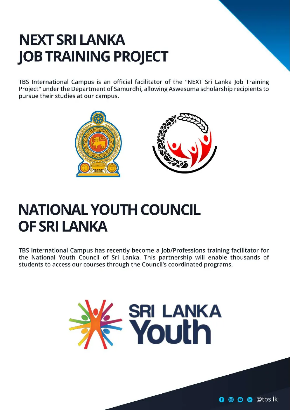 NEXT Sri Lanka Job Training Project